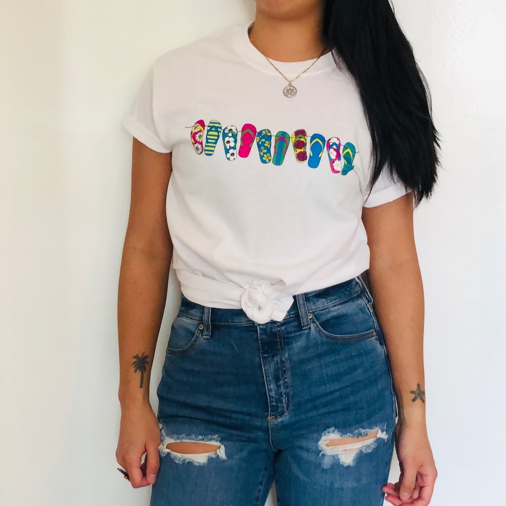 Lazy Daze Apparel “FLIP FLOPS Graphic Tees”